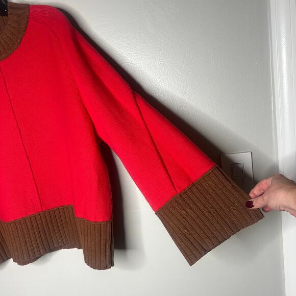 Anthropologie x Maeve Sweater Women's S The Chandler Relaxed Colorblock Crewneck - Picture 5 of 10